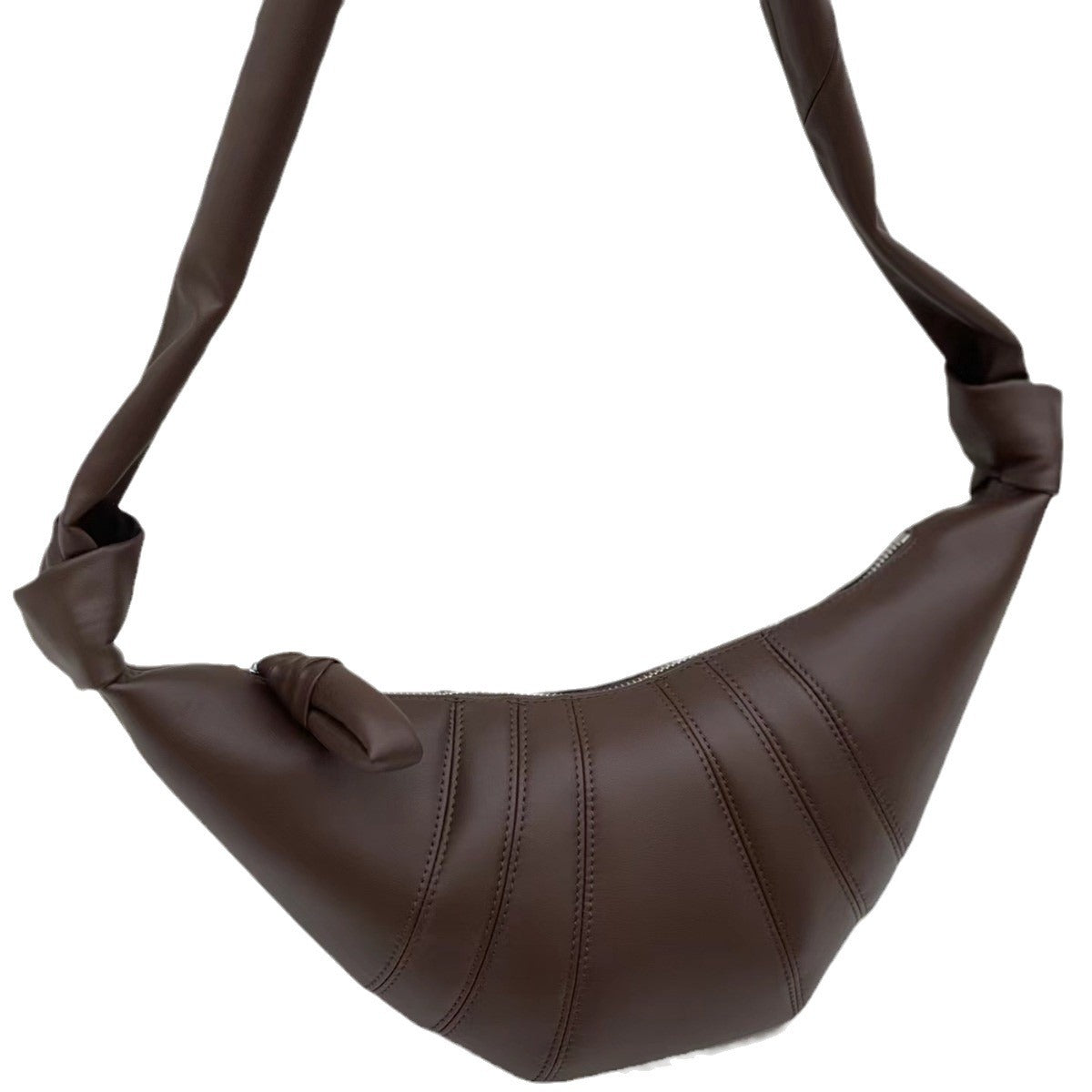 Women's Underarm Croissant Idle Style Trendy Leather Crossbody Bags