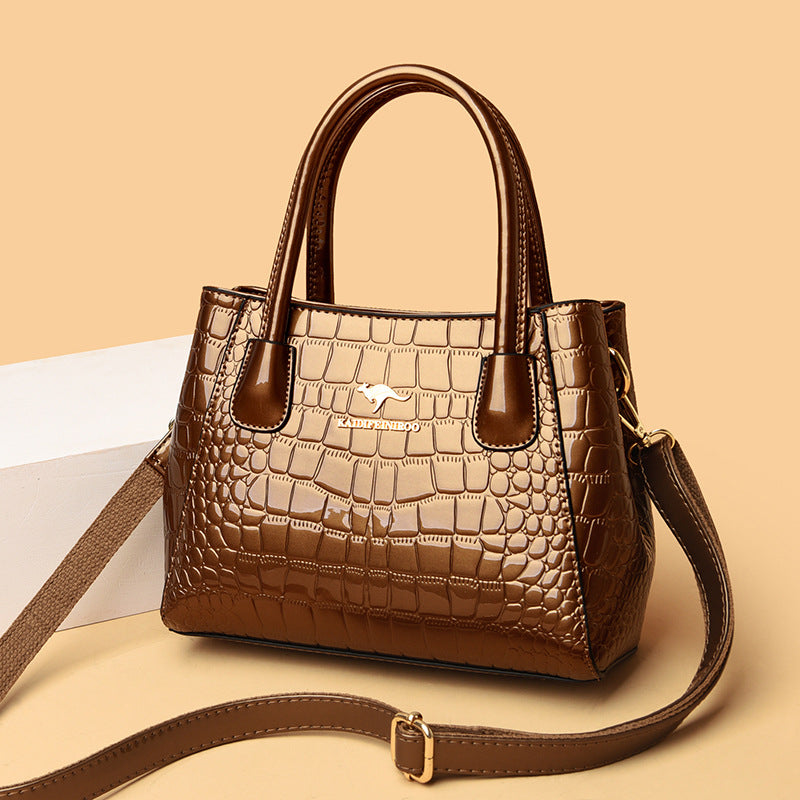 Women's Slouchy Creative Patent Leather Glossy Handbags