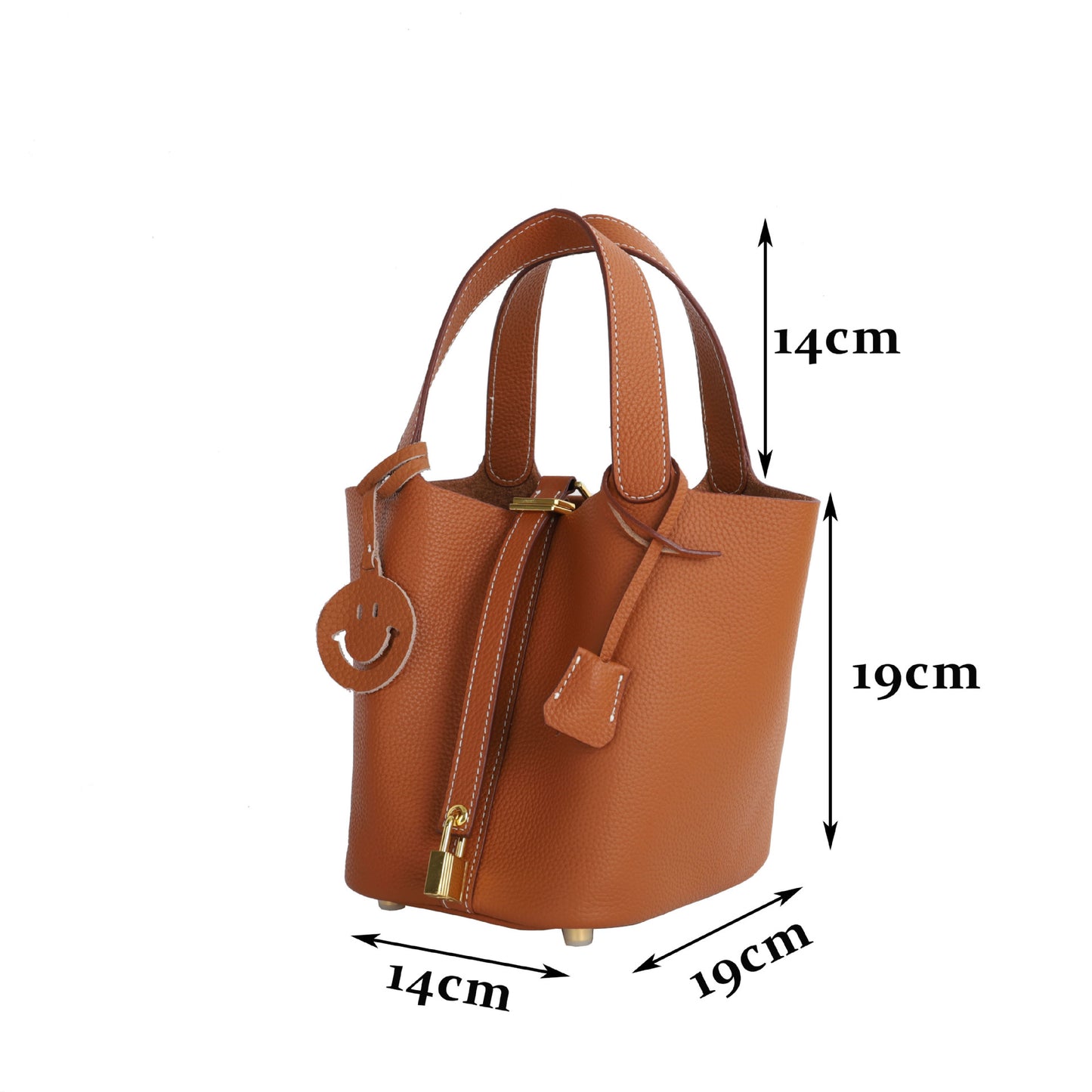 Women's First Layer Cowhide Leather Tide Match Handbags