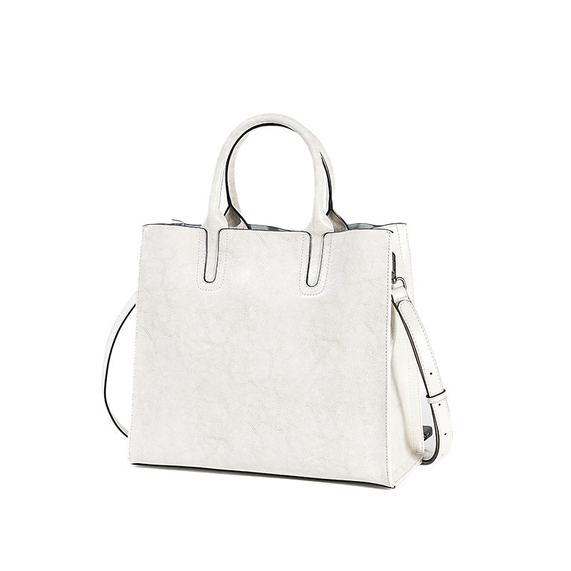Women's Fashion Genuine Leather Commute Large Capacity Bags