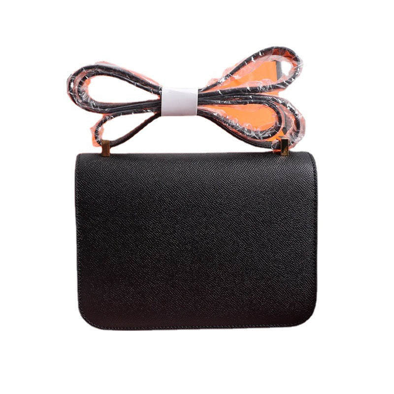 Women's Palm Print Constance Stewardess Cow Leather Shoulder Bags