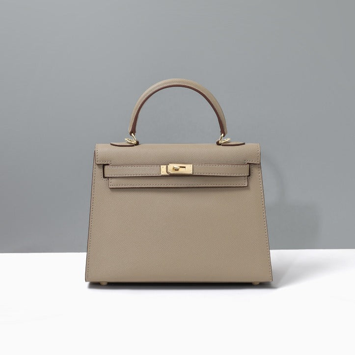 Women's Classic Genuine Leather High-grade Kelly Second Handbags