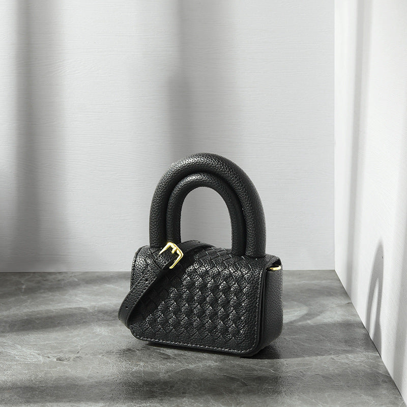Twisted Rolls Design Hand-woven Pottery Simple Shoulder Bags