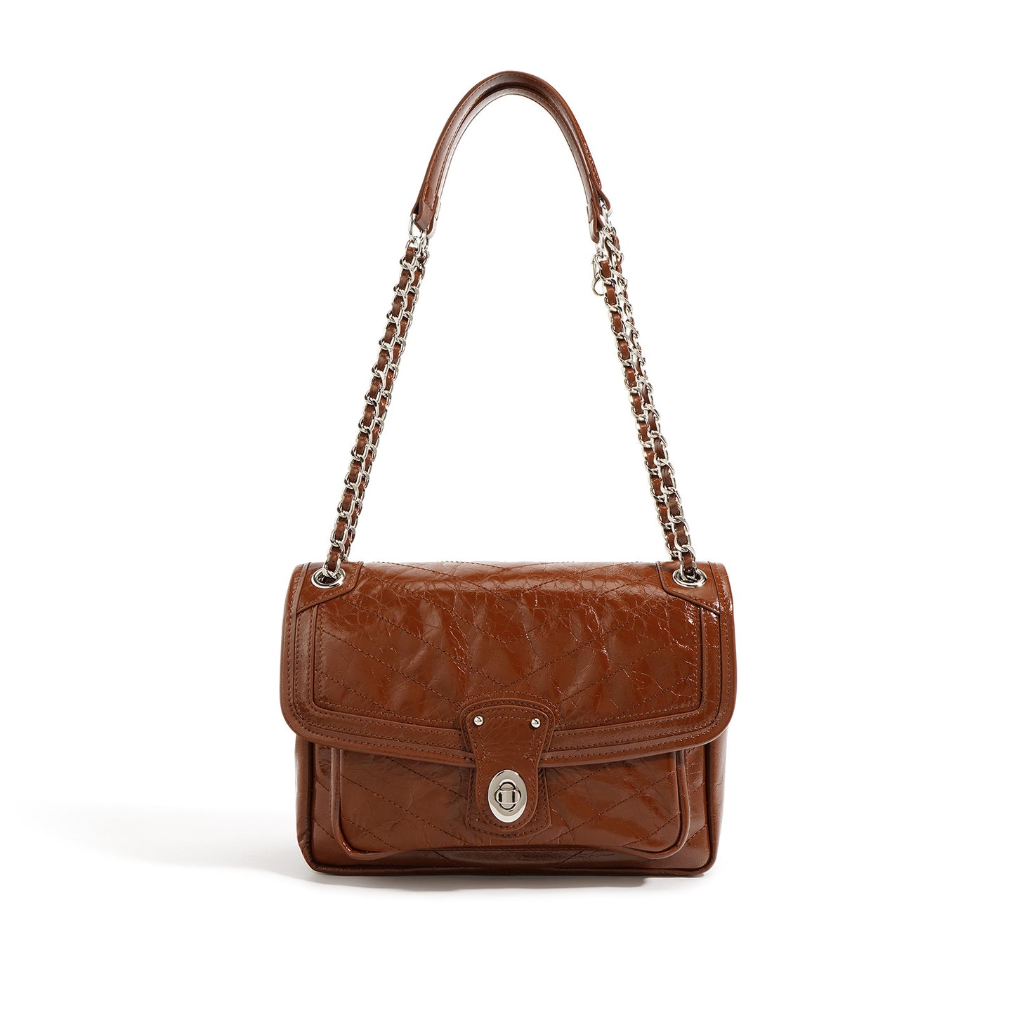 Women's High-grade Large Capacity Diamond Pattern Chain Shoulder Bags