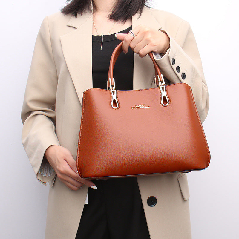 Women's Popular Leather Large Capacity Fashion Handbags