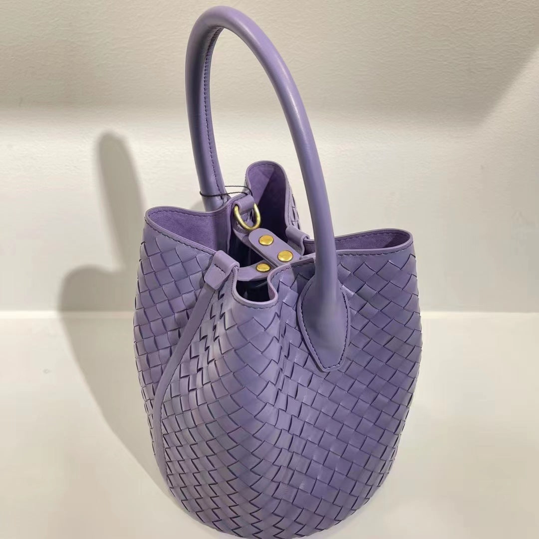 Woven Niche Texture Vegetable Basket Authentic Crossbody Bags