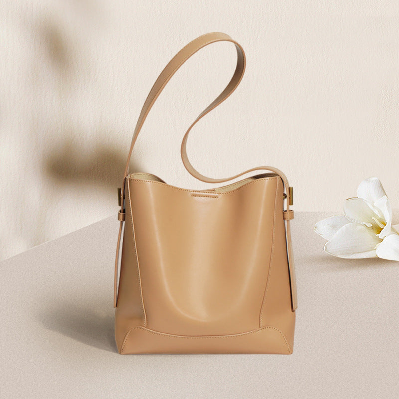 Women's High-grade Design Fashion Large Capacity Genuine Shoulder Bags