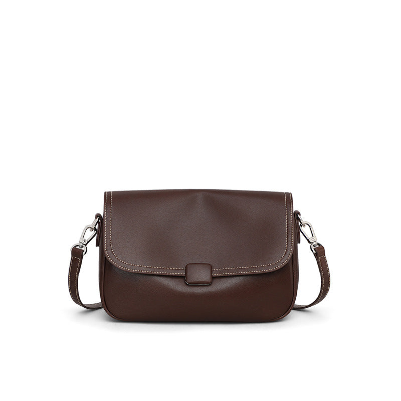 Women's Summer Genuine Leather Advanced Feeling Tong Crossbody Bags