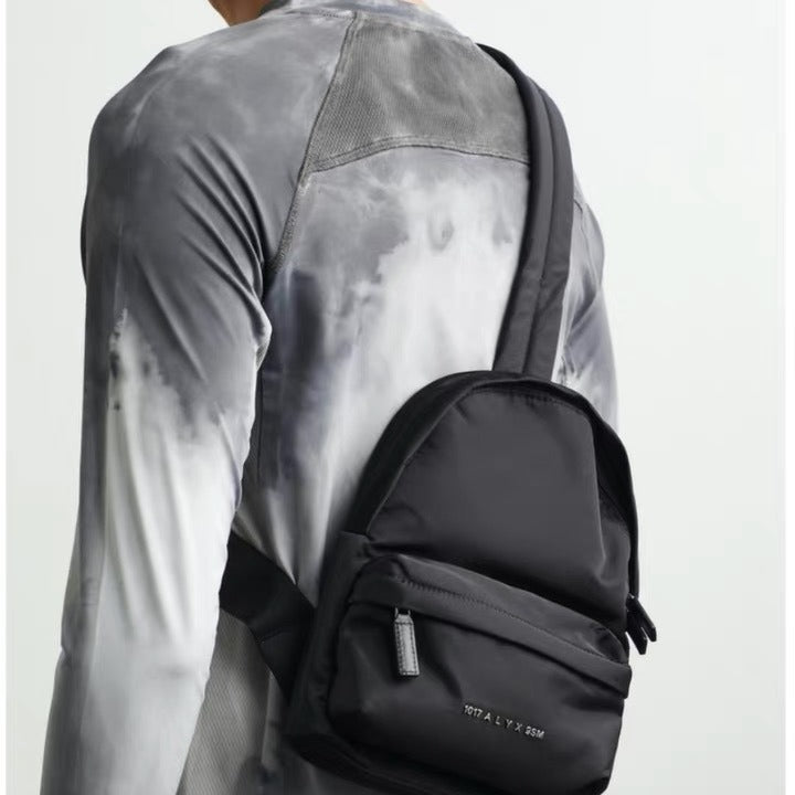 Men's High Street Fashion Black Military Style Backpacks