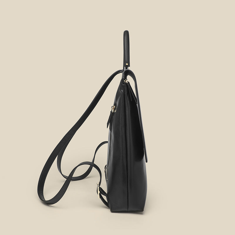 Women's Genuine Leather Business High Sense Cowhide Backpacks