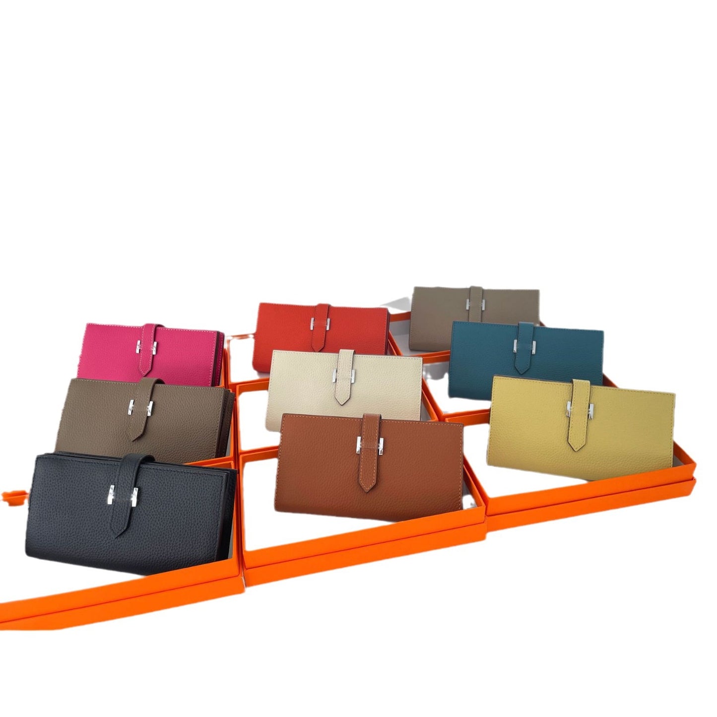 Women's Classic Beautiful Long Leather Clutch Ladies Wallets