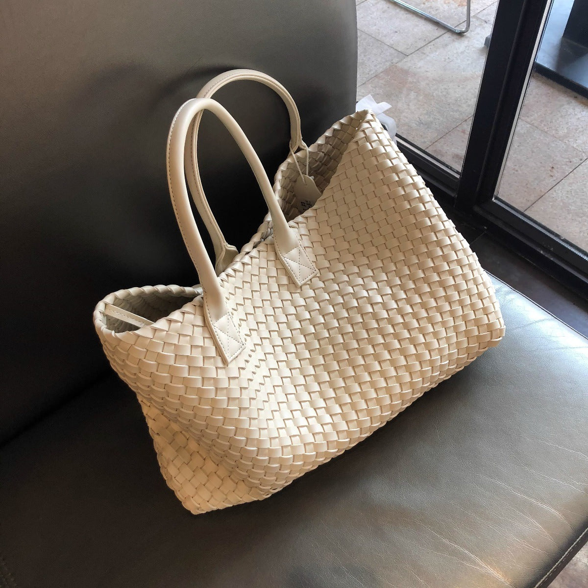Women's Handmade Woven Big Large Capacity Fashion Shoulder Bags