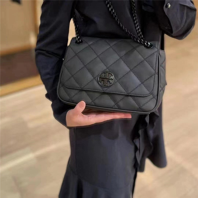 Women's Fat Flap Goat Skin Classic Style Bags