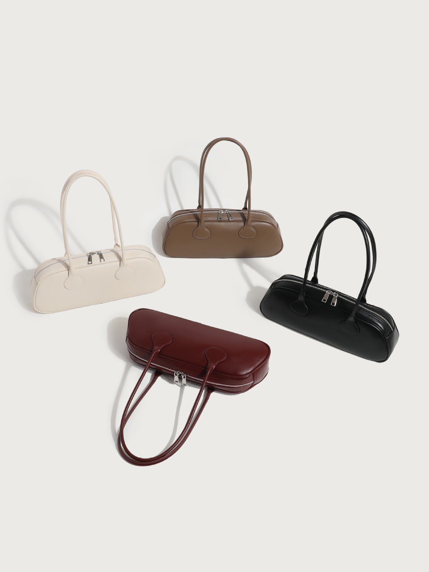 Women's Design Retro Underarm Texture Large Capacity Handbags