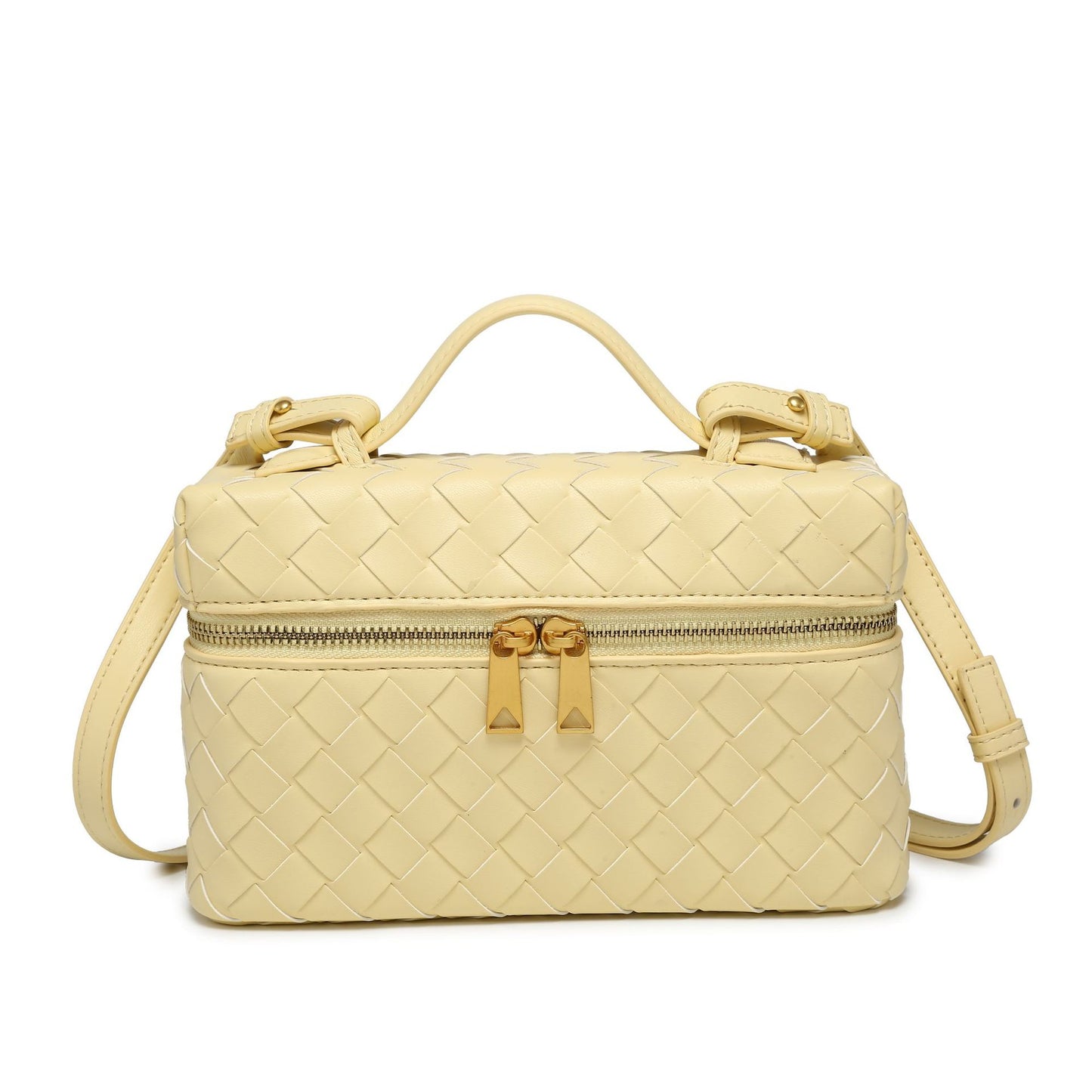 Women's Woven Box Lunch Retro Fashion For Handbags