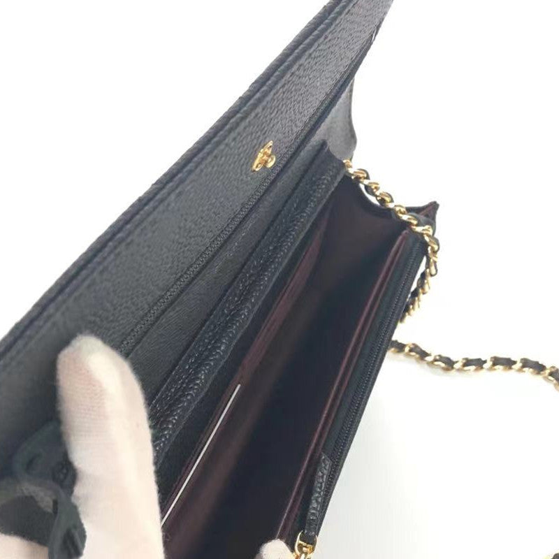 Women's Classic Style Chain Diamond Plaid Caviar Shoulder Bags