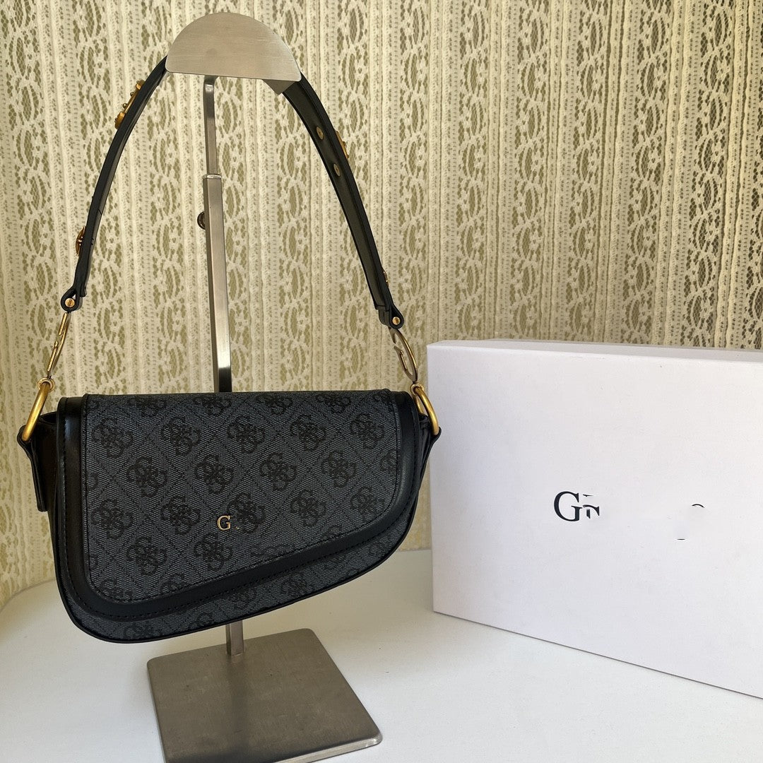 Women's Trendy Snake Print Presbyopic Saddle Underarm Shoulder Bags