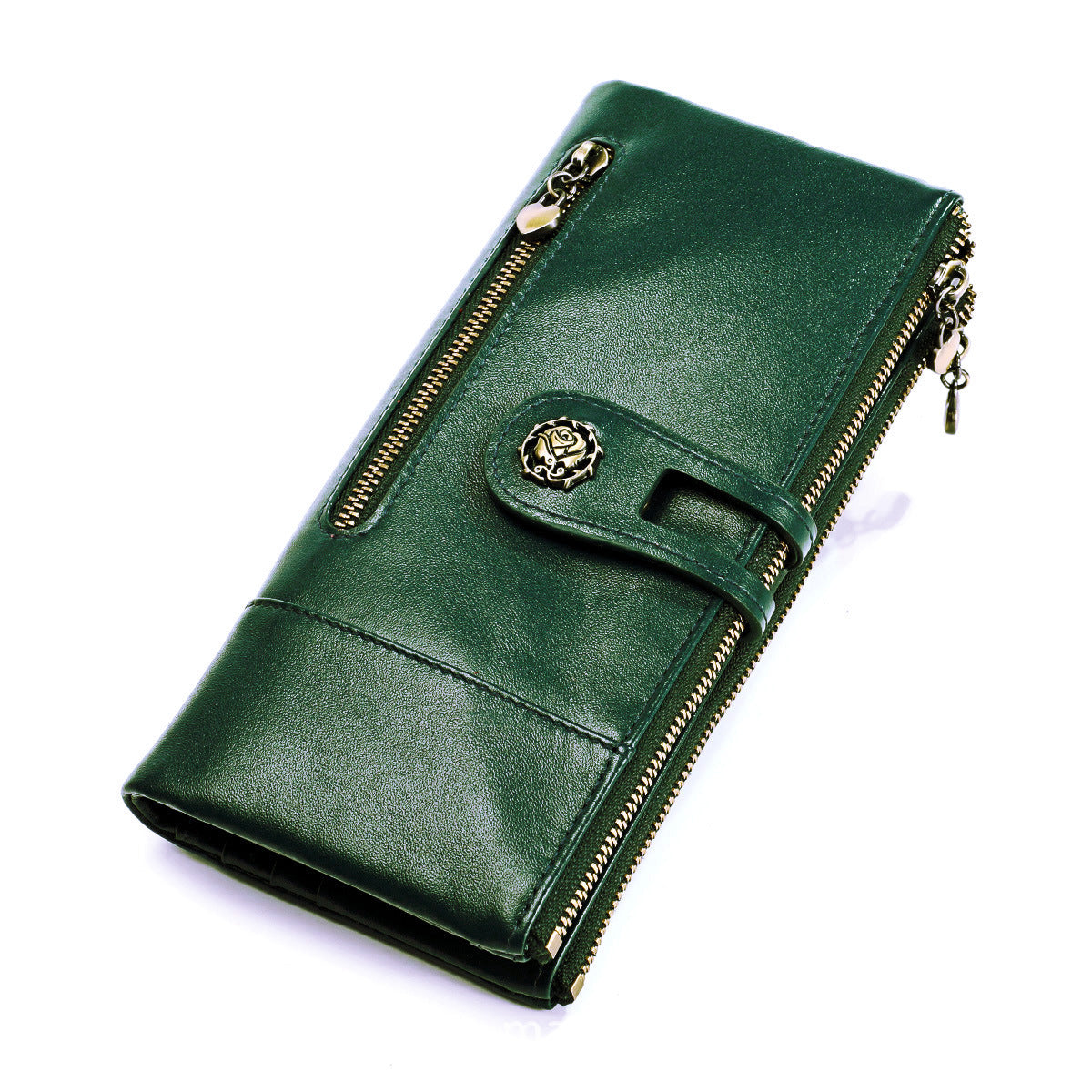 Women's & Men's & Leather Retro First Layer Cowhide Ladies Wallets