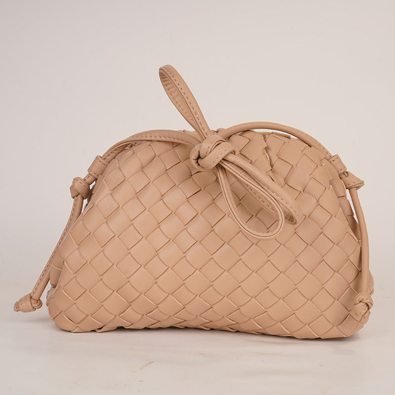 Women's Woven Cloud Korean Fashion Dumpling Underarm Crossbody Bags