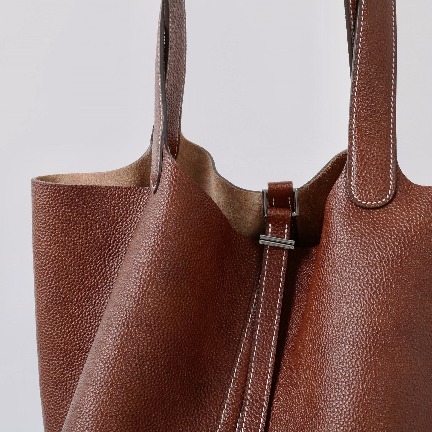 Women's Vegetable Basket Genuine Leather Large Capacity Crossbody Bags