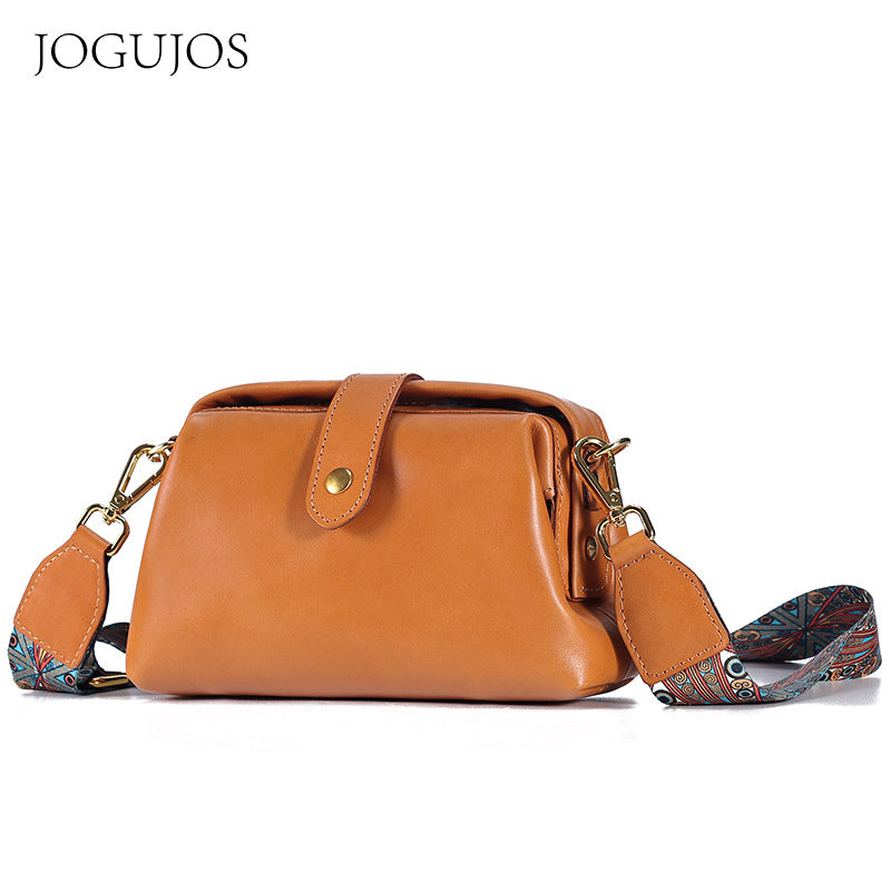 Women's Classy Classic Leather Simple Mobile Crossbody Bags