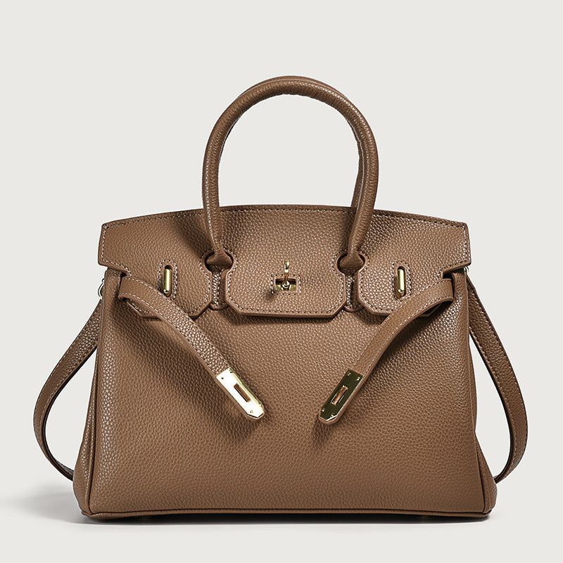 Women's High-grade Portable Platinum Kelly Large Capacity Crossbody Bags