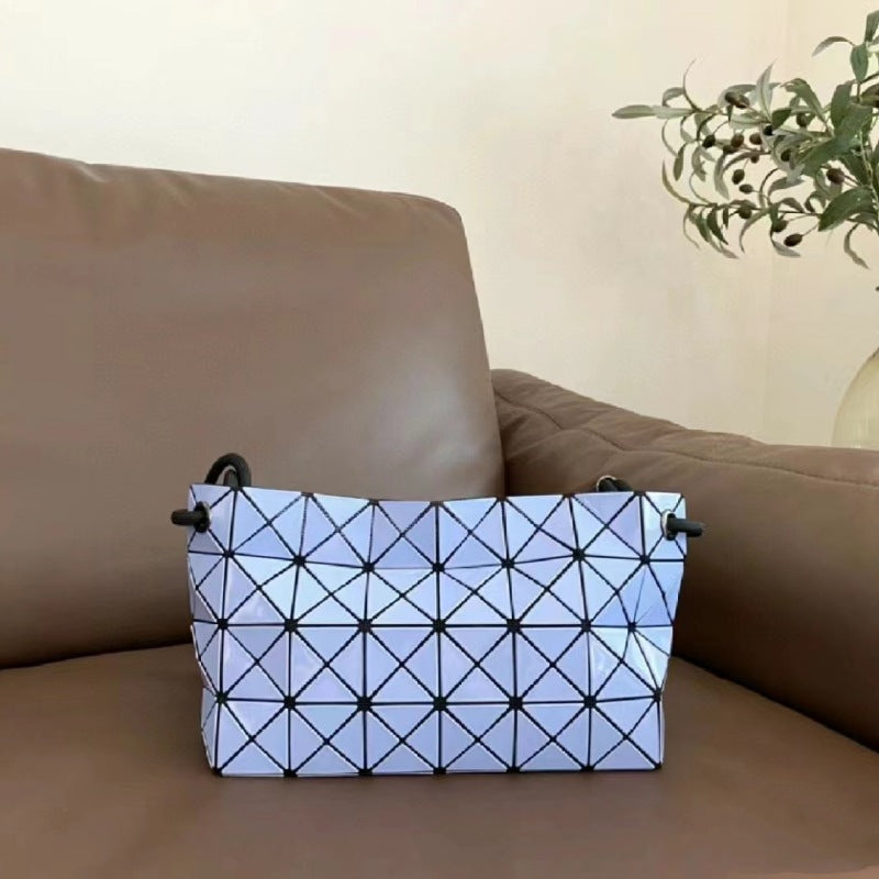 Women's Geometric Rhombus Single Life Box Shoulder Bags