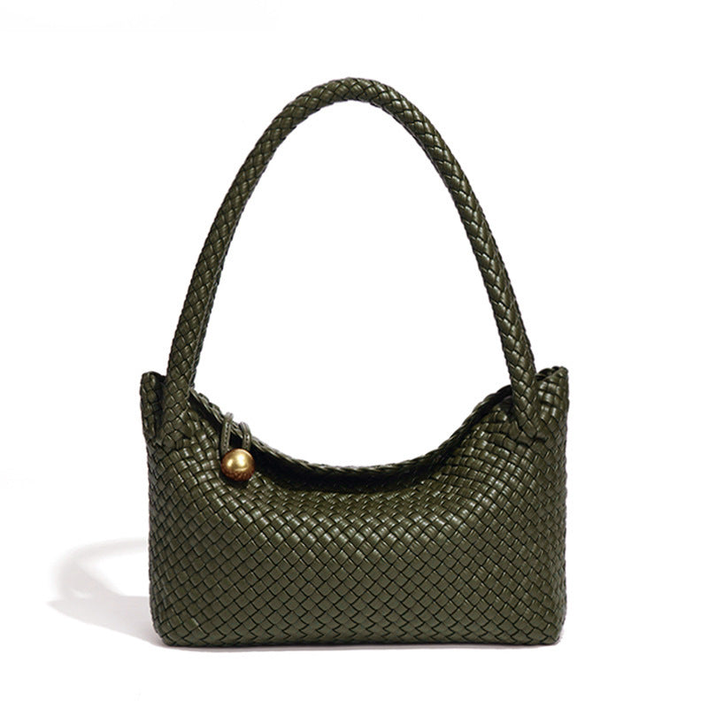 Capacity Commuter High-grade Woven Portable Soft Shoulder Bags