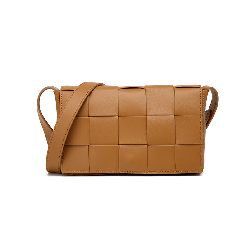 Female Fashion Weaving High Sense Simple Crossbody Bags