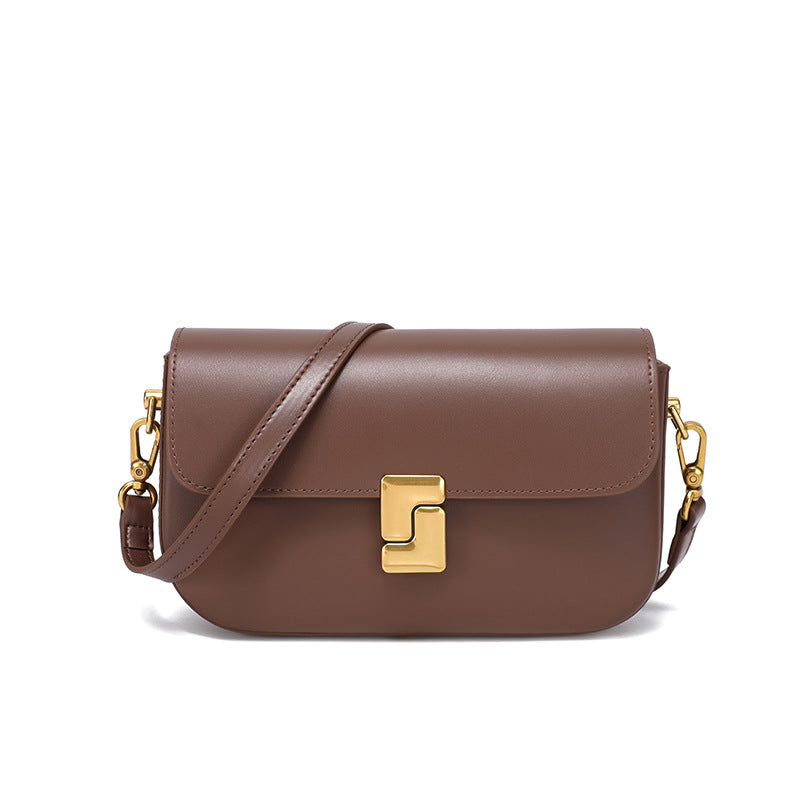 Women's Cowhide Niche High-grade Large Capacity Crossbody Bags