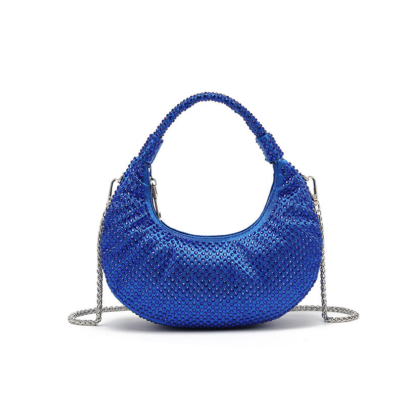 Design Full Diamond Dumpling Female Dinner Evening Bags