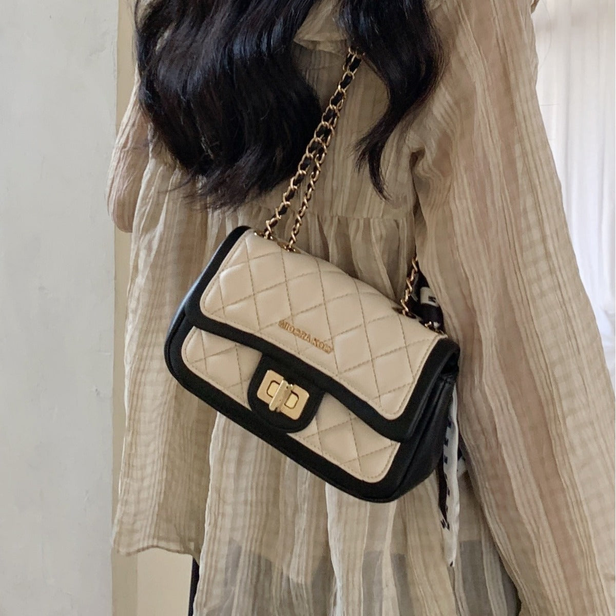 Women's Julie Diary Rhombus Chain Summer Shoulder Bags