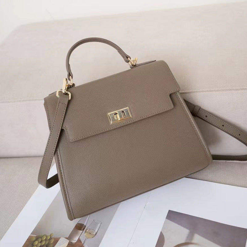 Women's Genuine Leather High-grade Portable Kelly Niche Bags