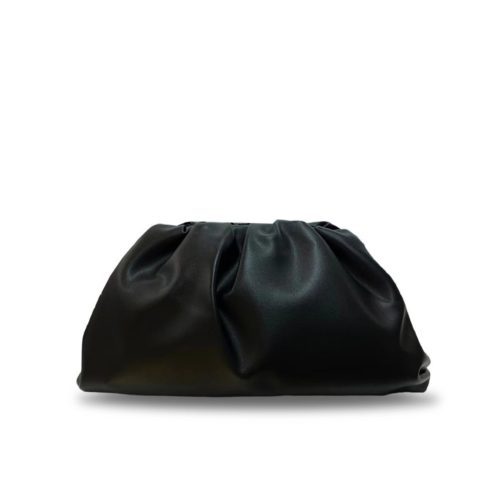 Women's Pleated Cloud Large Leather Dumpling Magnetic Crossbody Bags