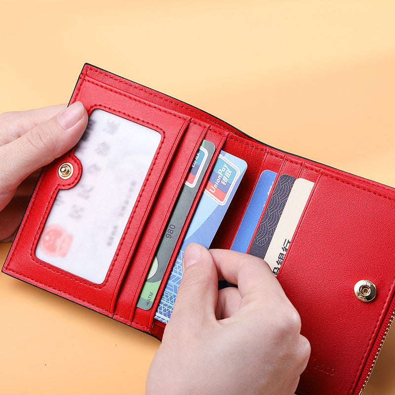 Women's Fashion Elegant Emperor Paul Short Ladies Wallets