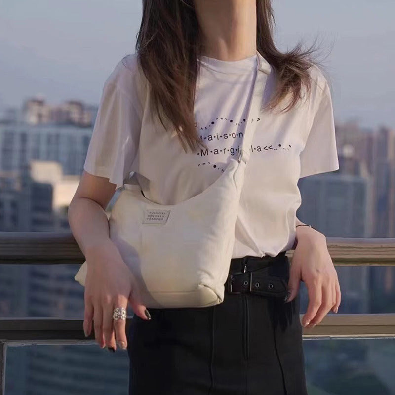 Slouchy Wen Soft Underarm Simple Cloud Shoulder Bags