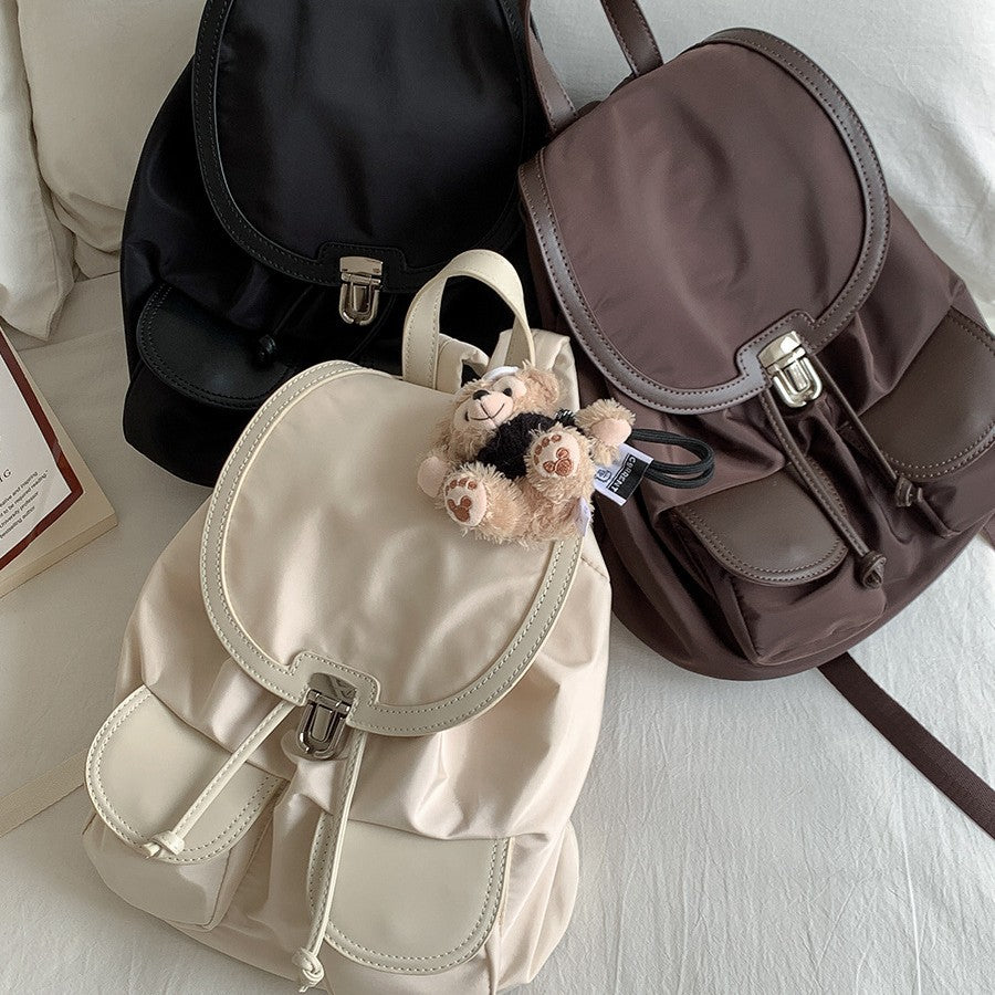 Women's Nylon Fashion Waterproof Leisure Versatile Backpacks