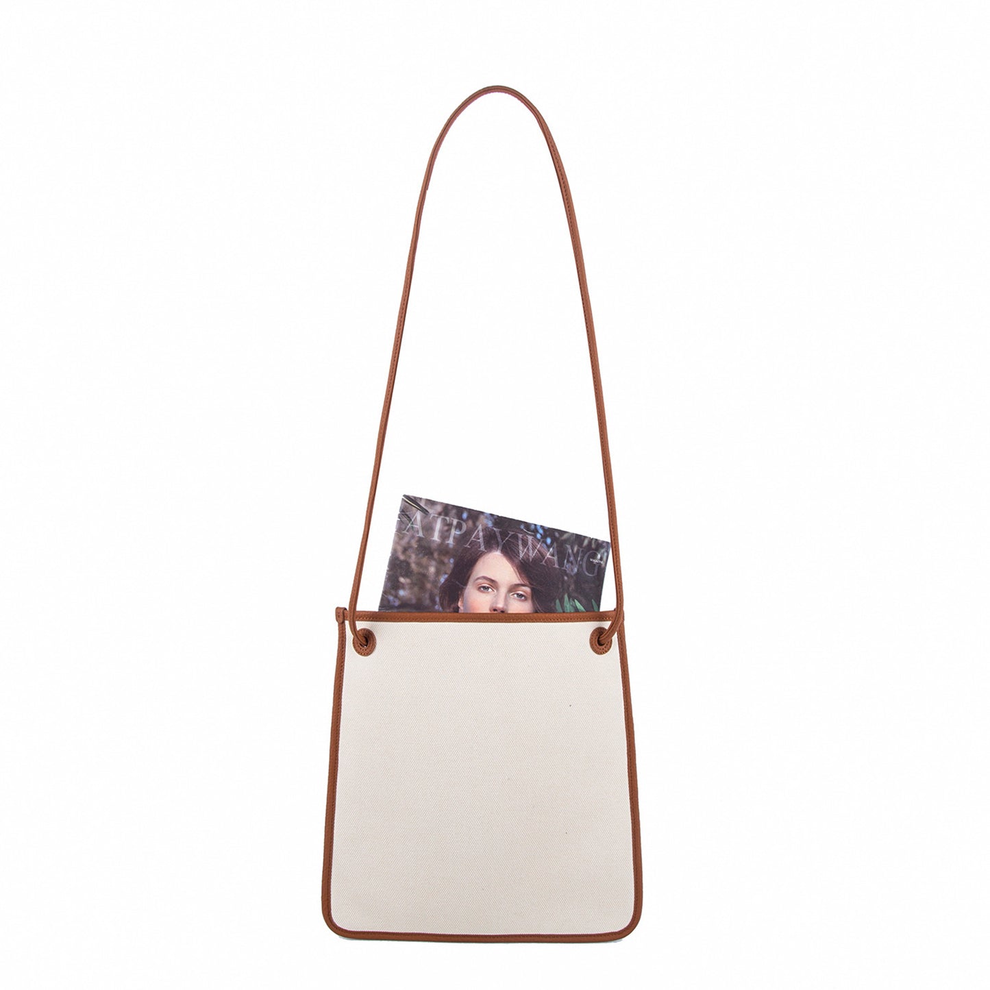 Women's Design Canvas Message Lightweight Underarm Shoulder Bags