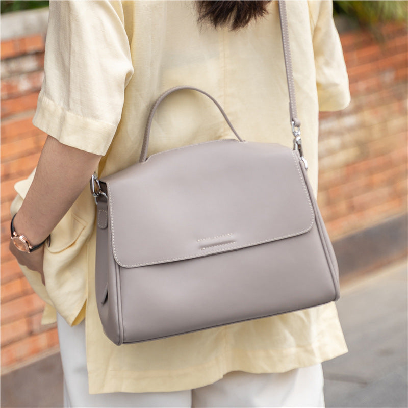 Women's Soft Cowhide Portable High-grade Leather Shoulder Bags