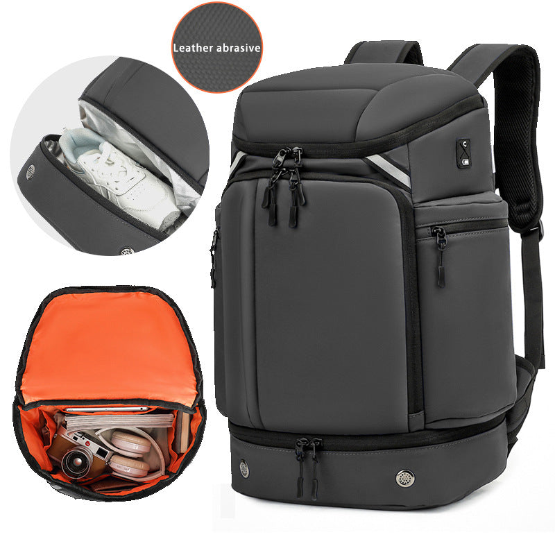 Men's Large Capacity Dry Wet Separation Multifunctional Backpacks