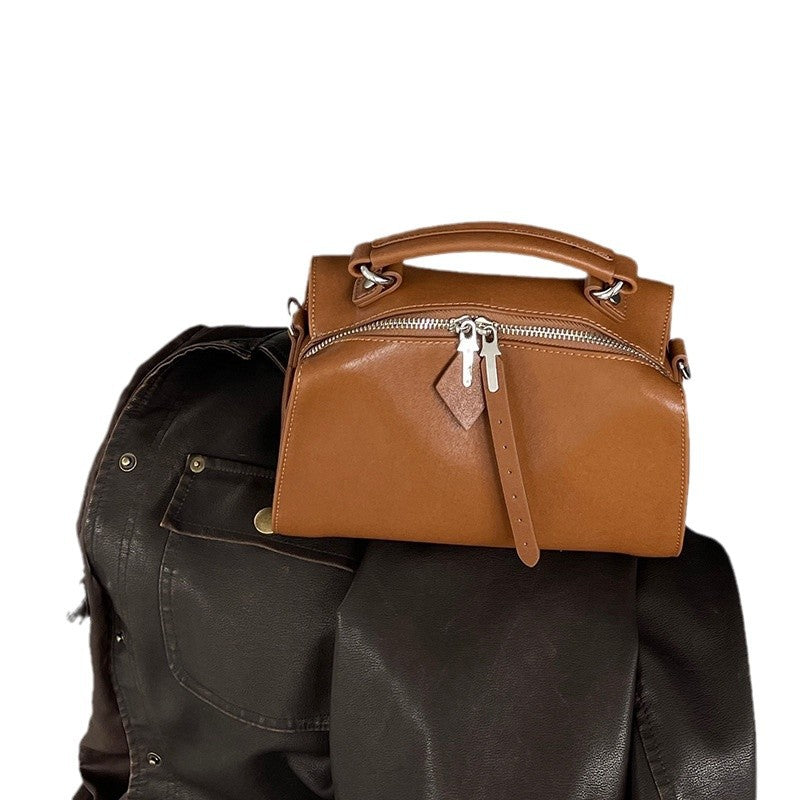 Women's Leather Fashionable Large Capacity Soft Western Handbags