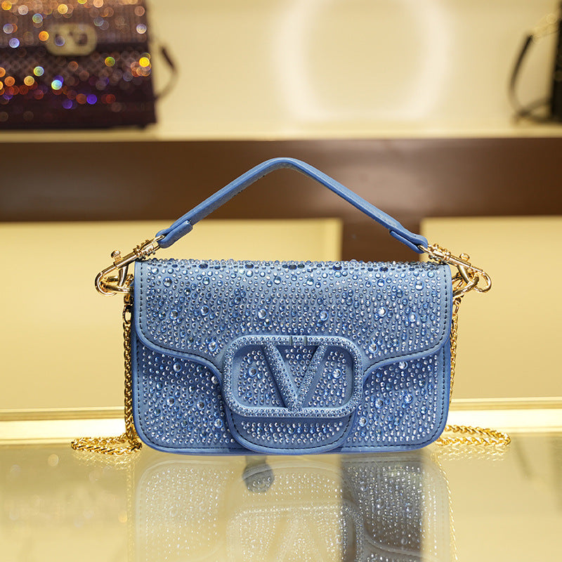 Women's Diamond Fashion High-grade Portable Popular Shoulder Bags