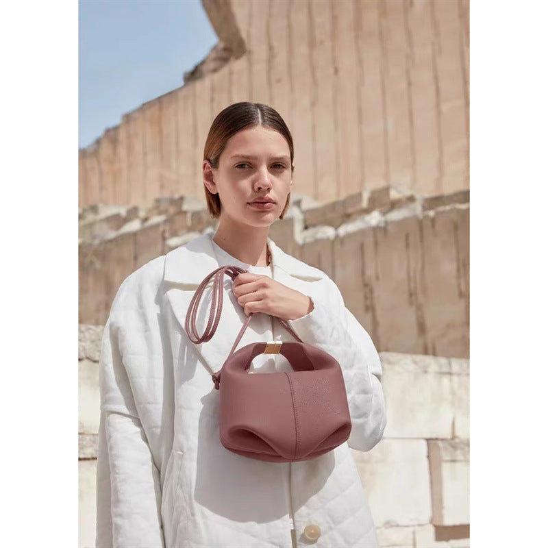 Lunch Female Niche High-grade Portable Cloud Handbags