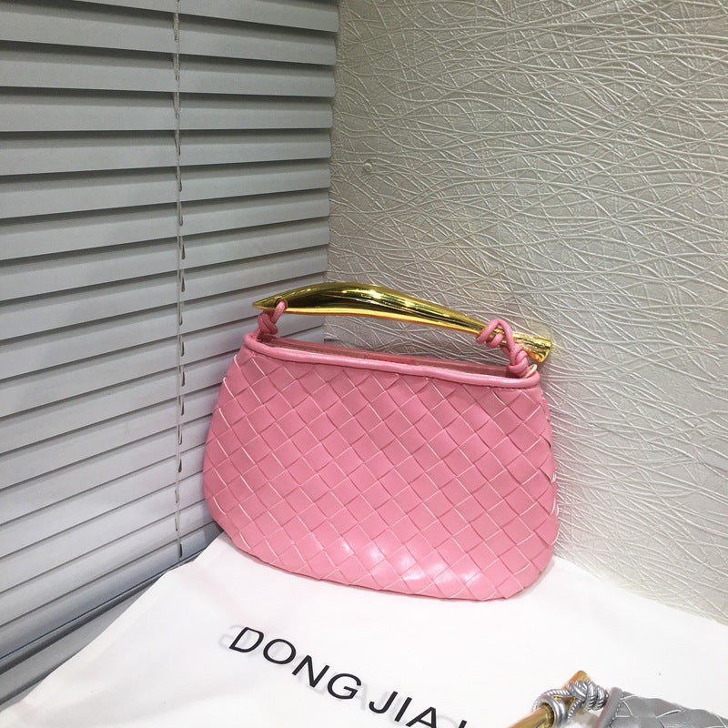 Women's Woven Sardine Hand Carrying Dumpling Simple Crossbody Bags