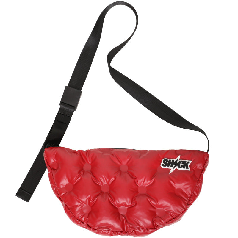 Women's & Men's & Korean Style Fashion Space Cotton Filling Crossbody Bags