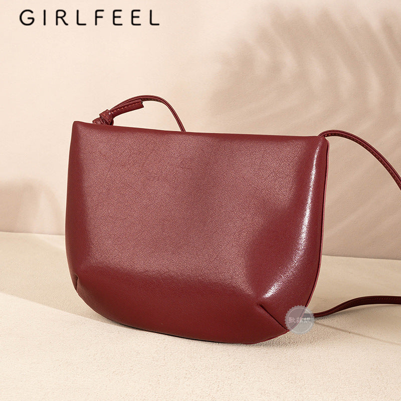 Women's Genuine Leather Retro Fashion Saddle Crossbody Bags