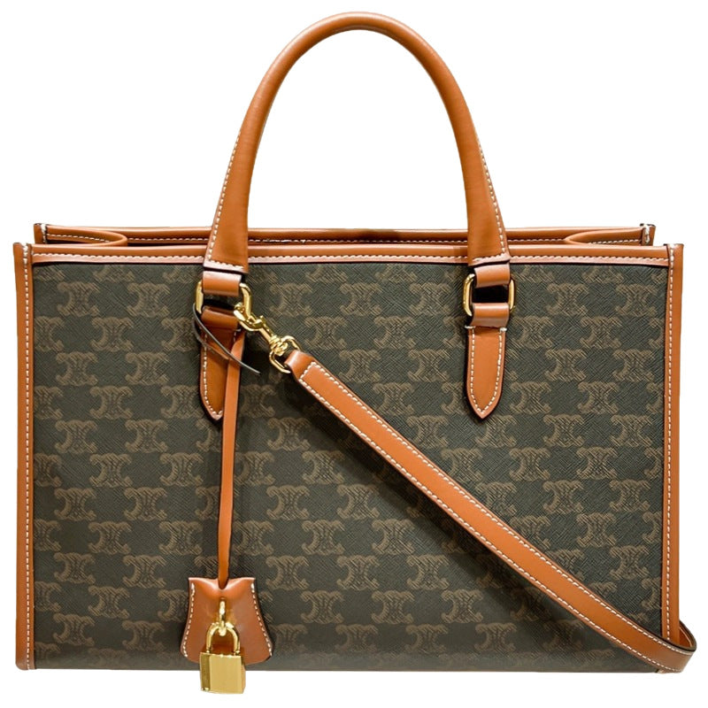 Women's Leather Trendy Large Capacity Commuter Portable Handbags