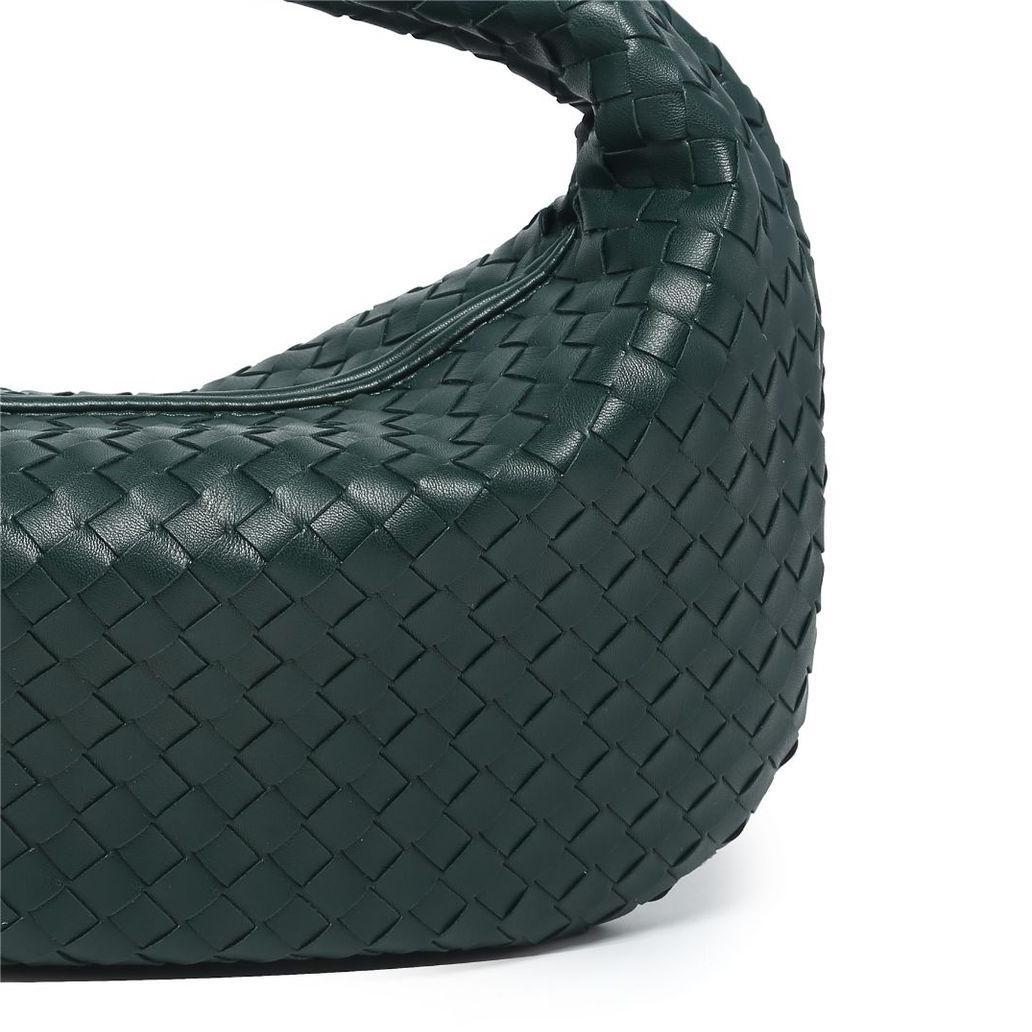 Women's Large Summer Versatile Fashion Dumpling Selenodont Croissant Solid Handbags