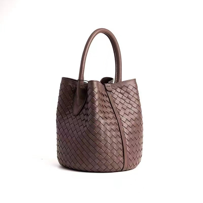 Woven Niche Texture Vegetable Basket Authentic Crossbody Bags