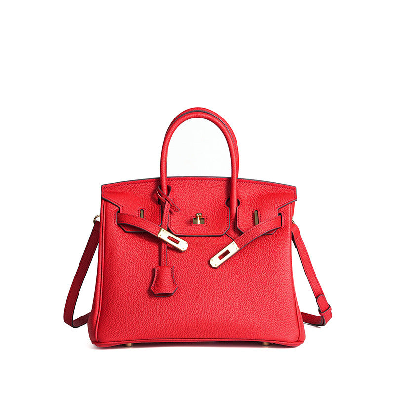 Women's Wax Line First Layer Cowhide Handmade Handbags